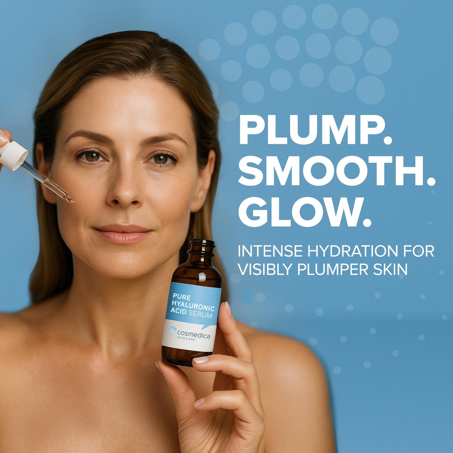 Hyaluronic Acid Serum 100% Pure – Anti-Aging, Intense Hydration, Wrinkle Reducing, Brightening, Non-Greasy, Paraben-Free, 2oz