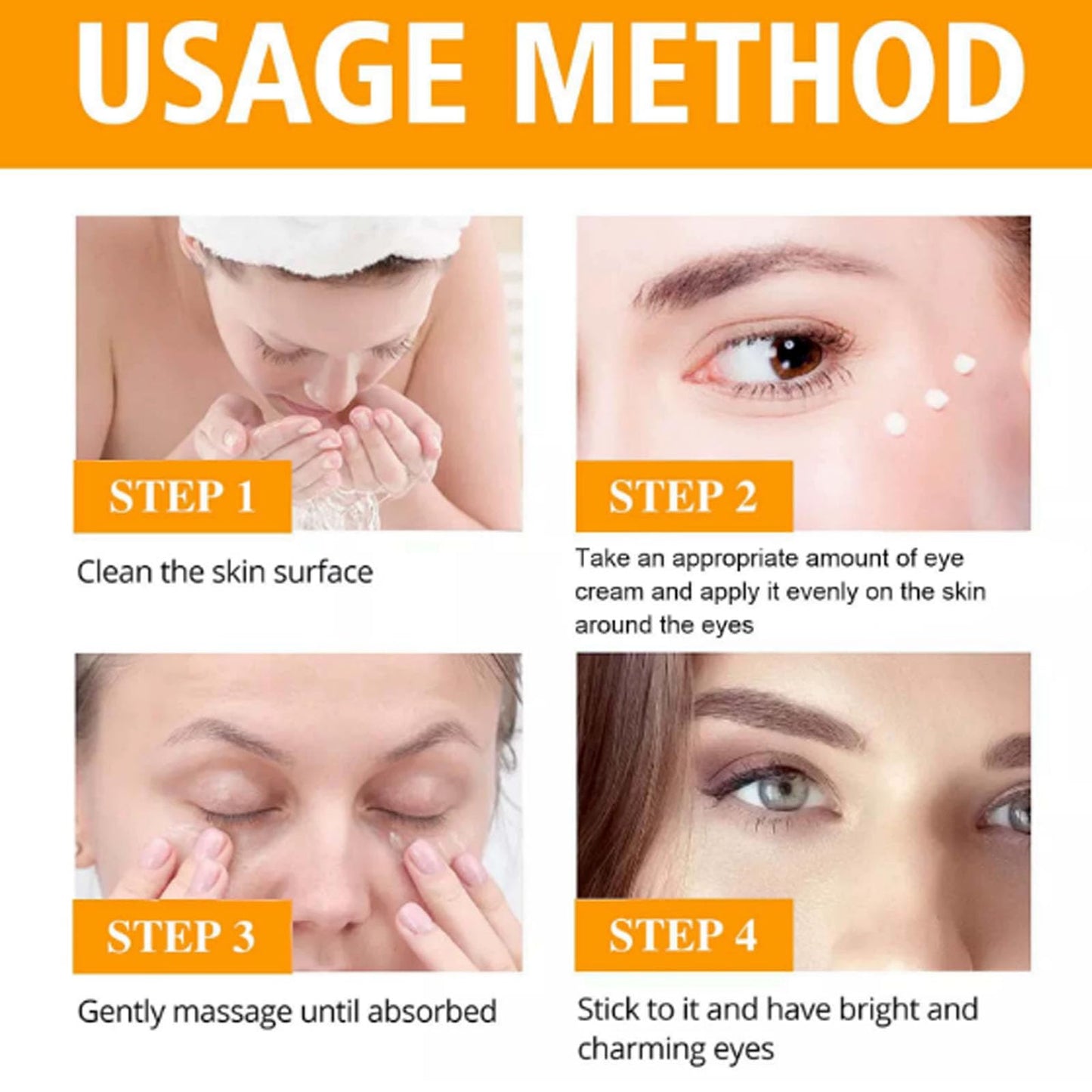 PAPA FEEL 5D Peptide Eye Cream for Dark Circles & Wrinkles, Lightweight Hydrating Moisturizer for Delicate Under Eye Skin