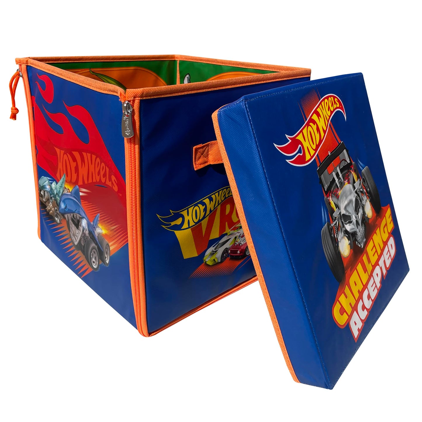 Tara Toy ZipBin 300 Car Storage Cube & Playmat - Holds 300 Cars, Durable Toy Organizer for Kids Age 3+, Playmat and Storage Solution