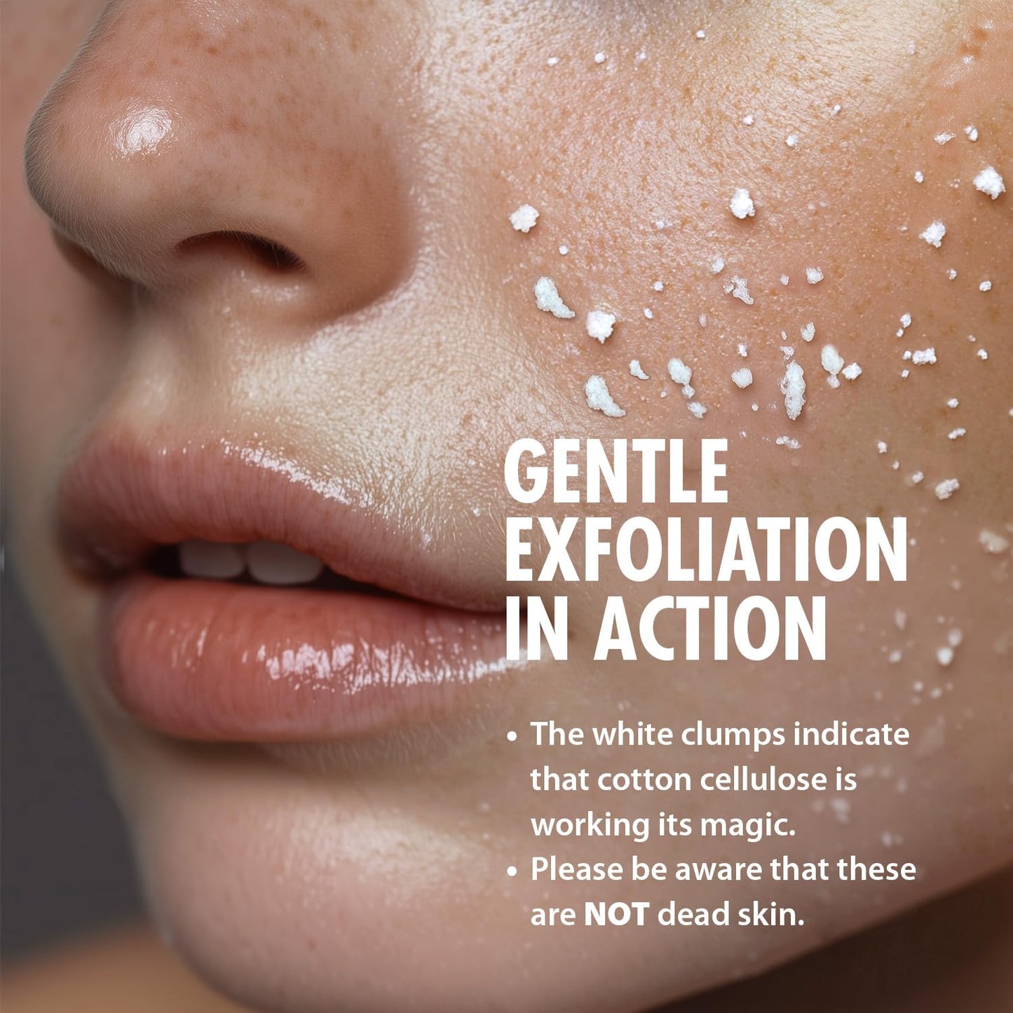 Ebanel Exfoliating Face Scrub & Peeling Gel – Brightening Moisturizing Cleanser with Centella, Hyaluronic Acid, Vitamins C & E