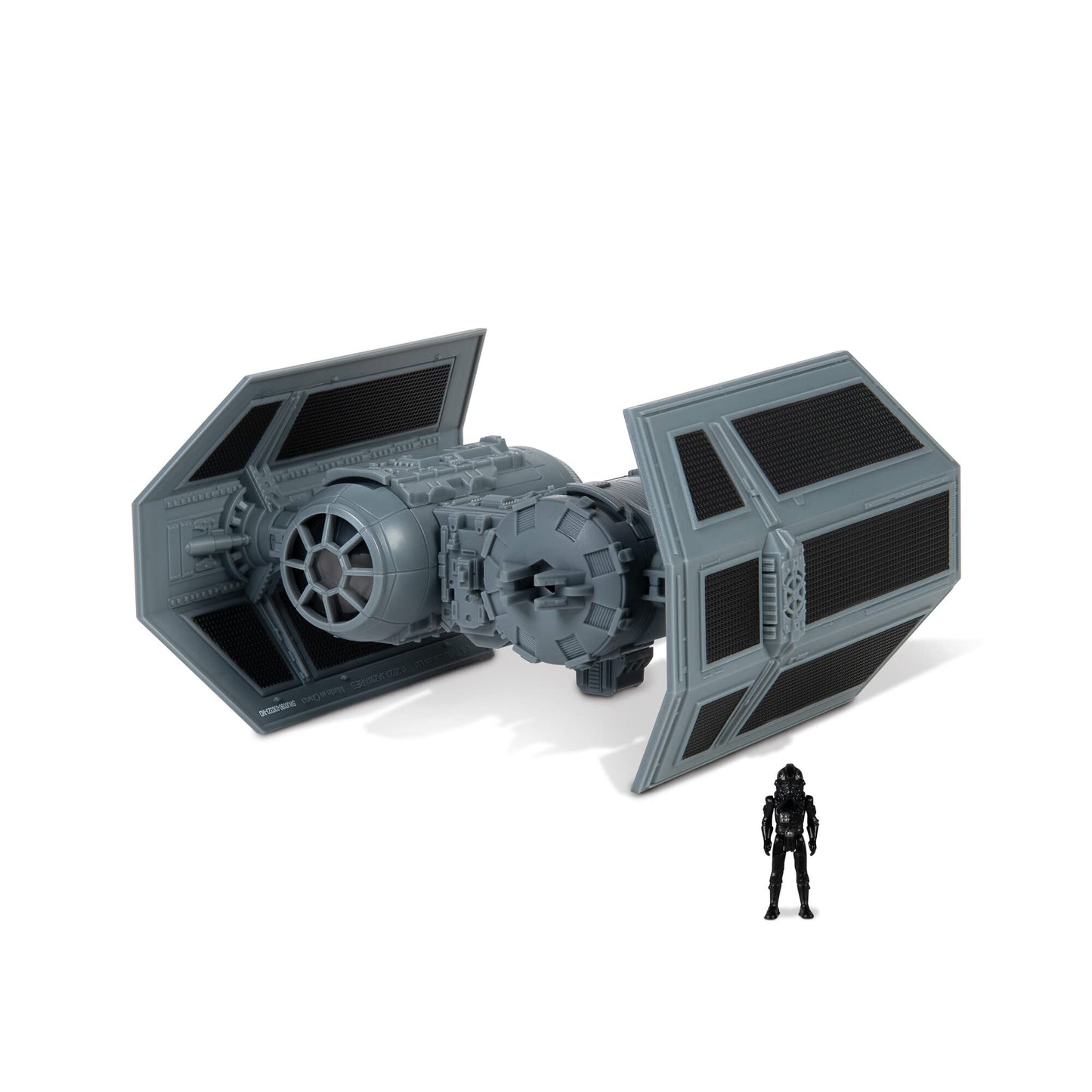 Star Wars Micro Galaxy Squadron TIE Bomber - 5-Inch Starfighter Class Vehicle with 1-Inch TIE Pilot Micro Figure Accessory