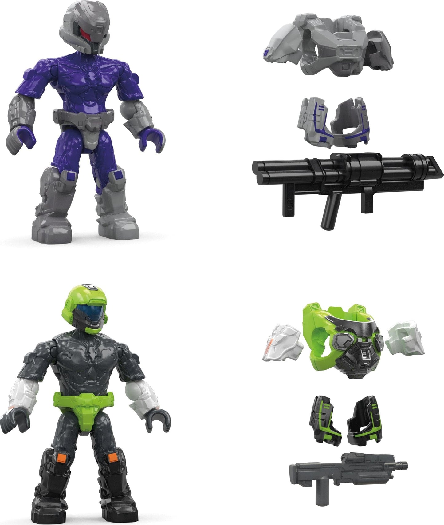 MEGA Halo Action Figure Building Toy, UNSC Arctic Burn Wasp with 342 Pieces and 2 Poseable Figures, for Collectors