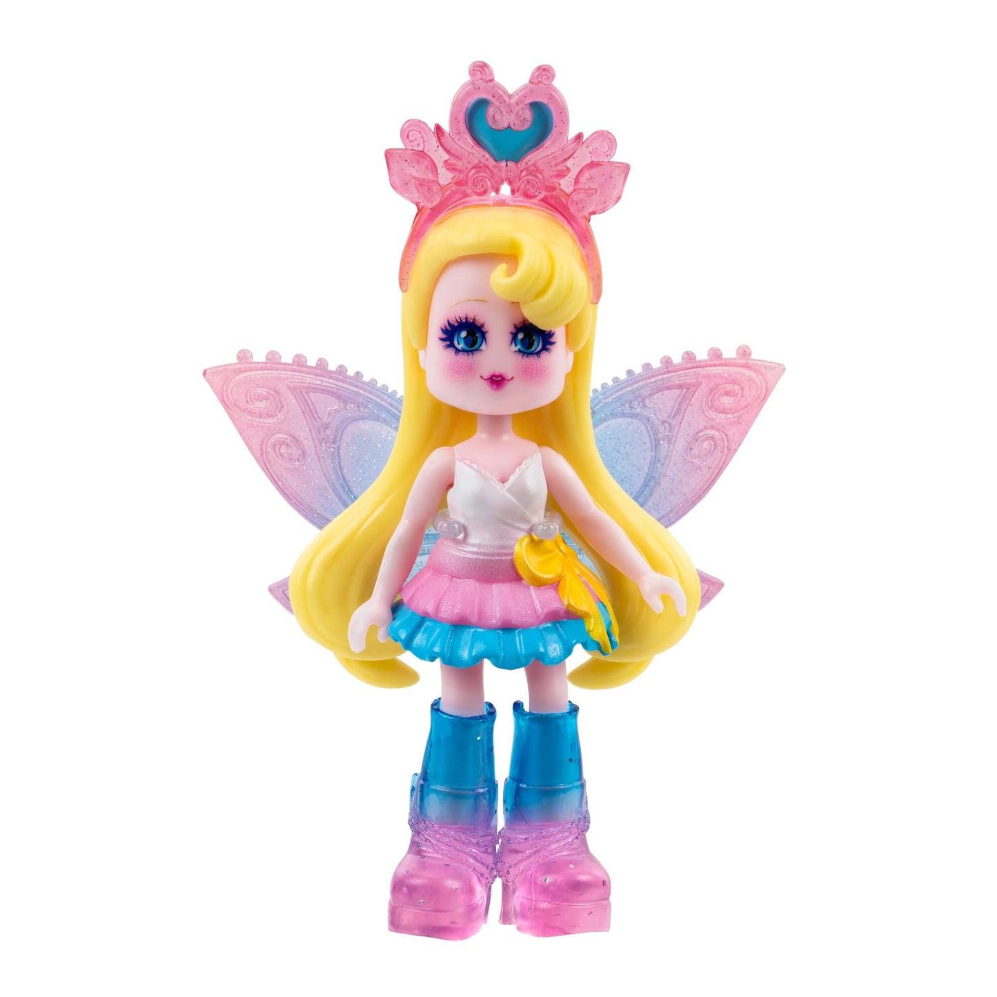 Royale High 3” Light Fairy Fashion Doll - 1 Figure with 9 Fashion Accessories - Virtual Item Code Included - Series 1 - Ages 5+