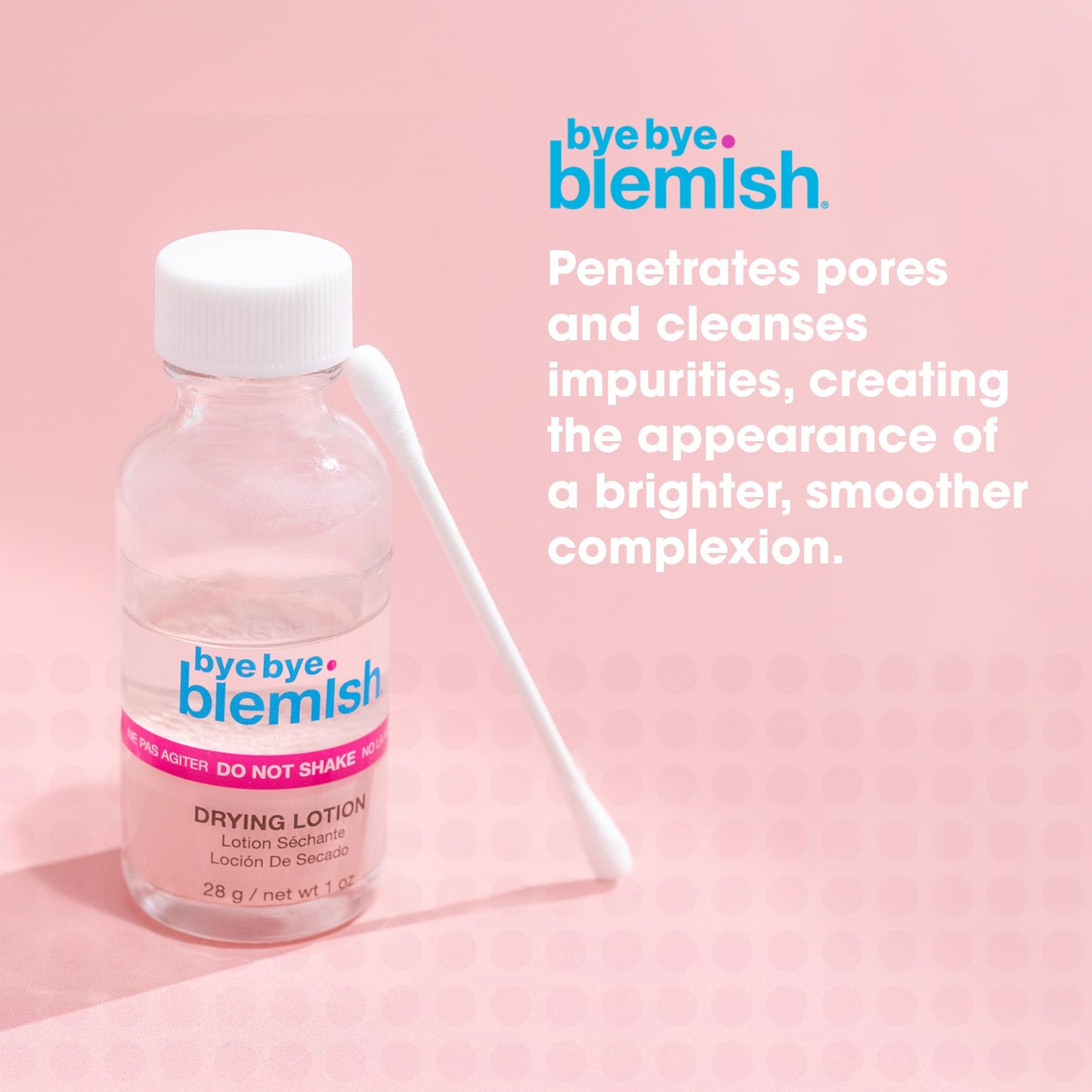 Bye Bye Blemish Acne Drying Lotion, Reduce Pimples Overnight 1oz, 1-Pack