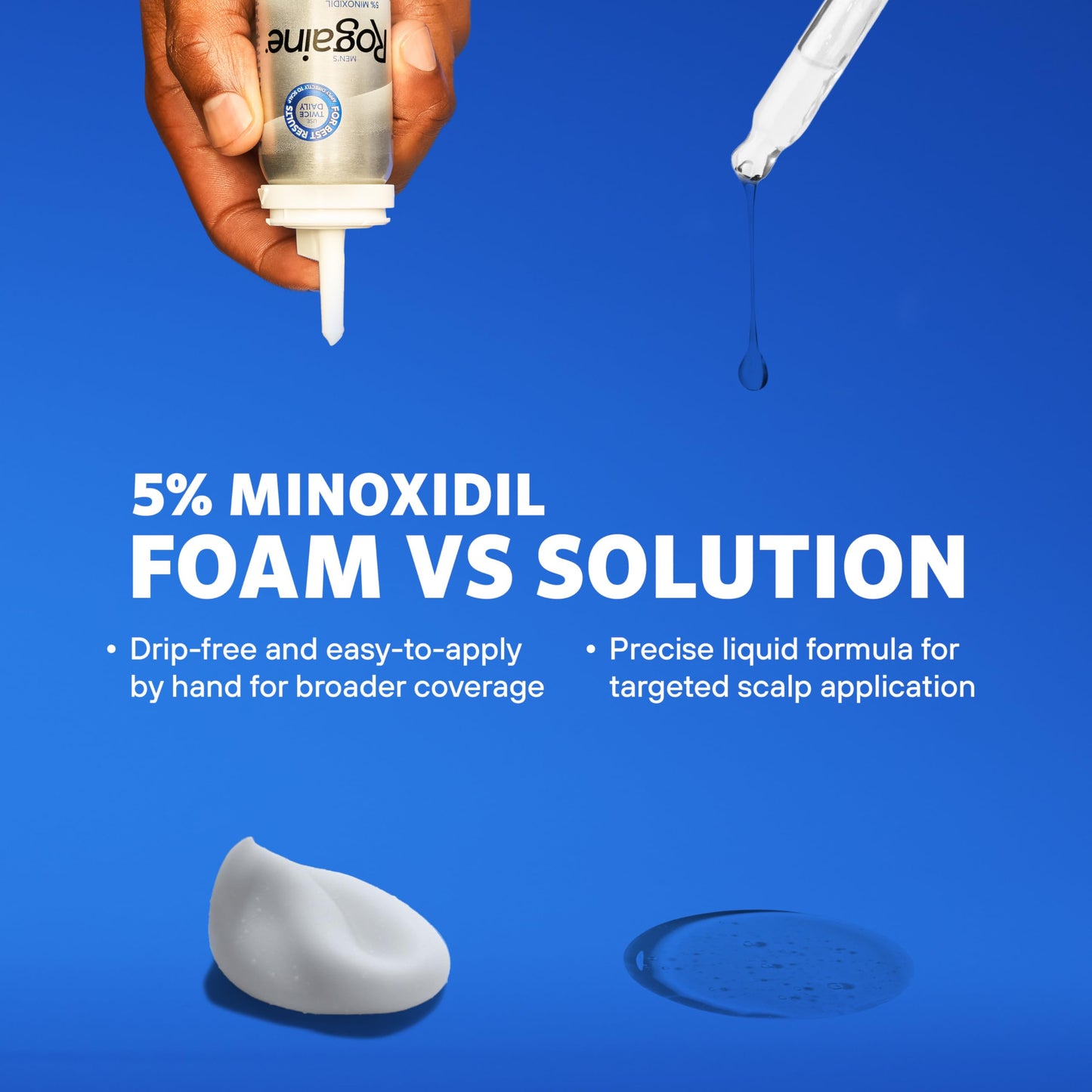 Men’s Rogaine Extra Strength 5% Minoxidil Topical Solution – Hair Regrowth Treatment for Thinning Hair & Hair Loss, FDA Approved, 3 Month Supply