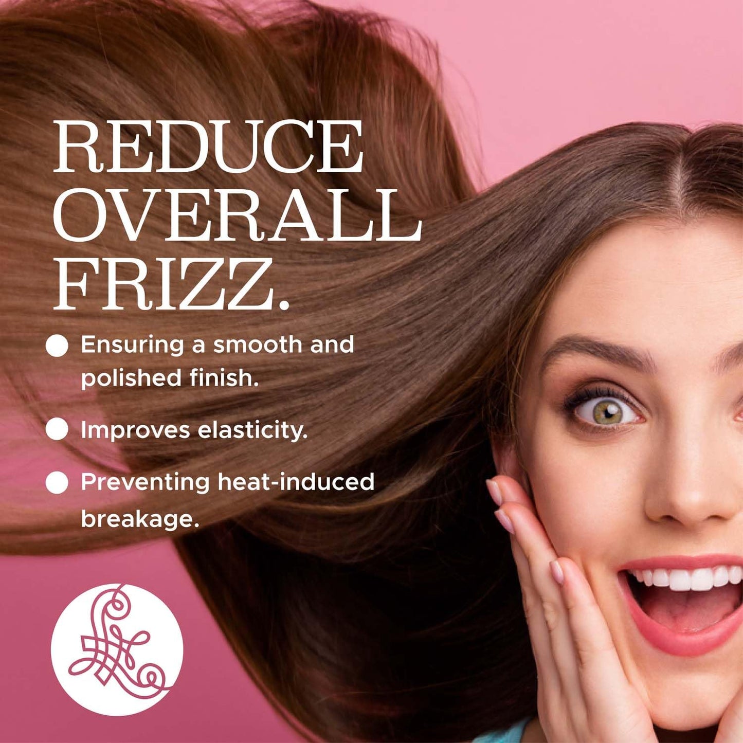 Luseta Keratin Heat Protectant Spray 8.5oz – Smoothing & Nourishing Thermal Shield for Dry, Damaged Hair – Frizz Control & Split End Repair