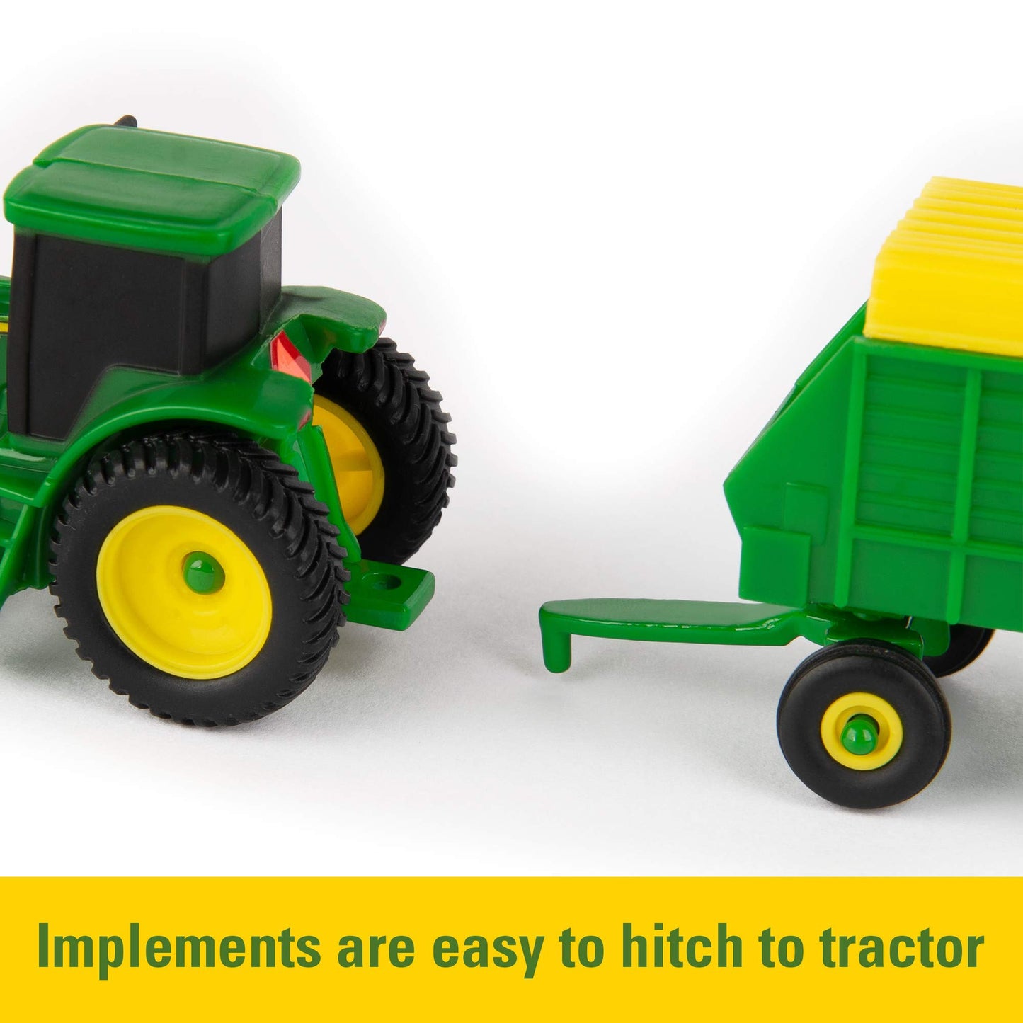 TOMY John Deere Toy Truck & Toy Tractor With Trailers 26-Piece Farm Toy Value Set