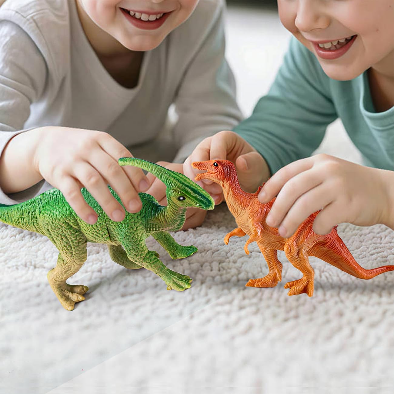Kiddiworld Dinosaur Toys for Toddlers & Kids 2-7 – Dino Figures with Play Mat, Birthday & Christmas Gift for Boys & Girls