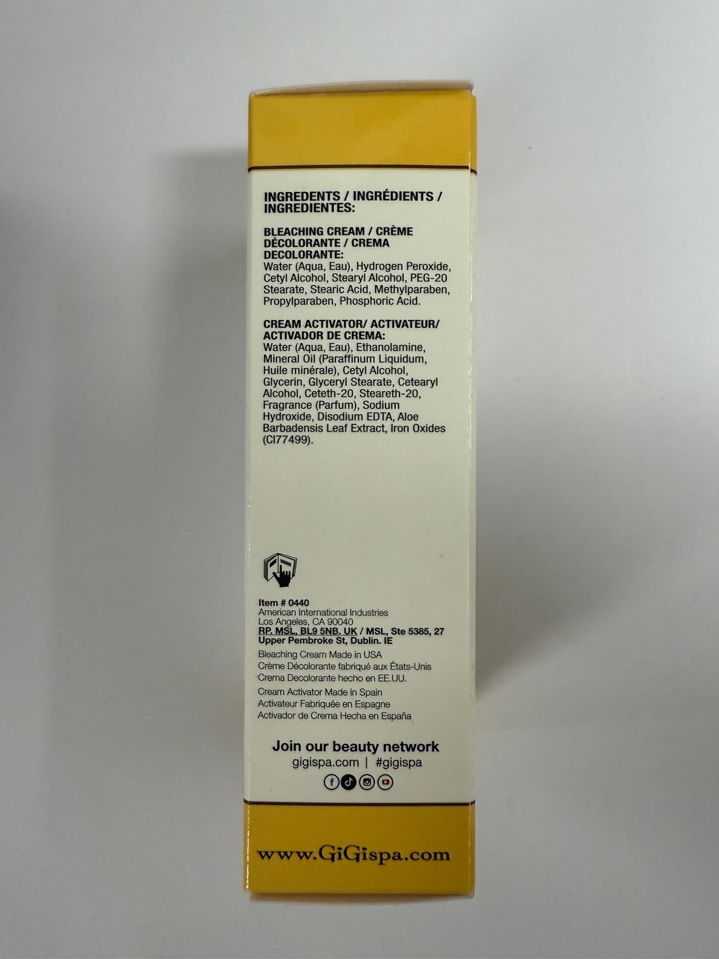 GiGi Gentle Bleaching Cream for Face, Body & Hair, 1 oz – Safe, Easy Hair Lightener for a Natural Look – Gentle Alternative to Waxing & Hair Removal