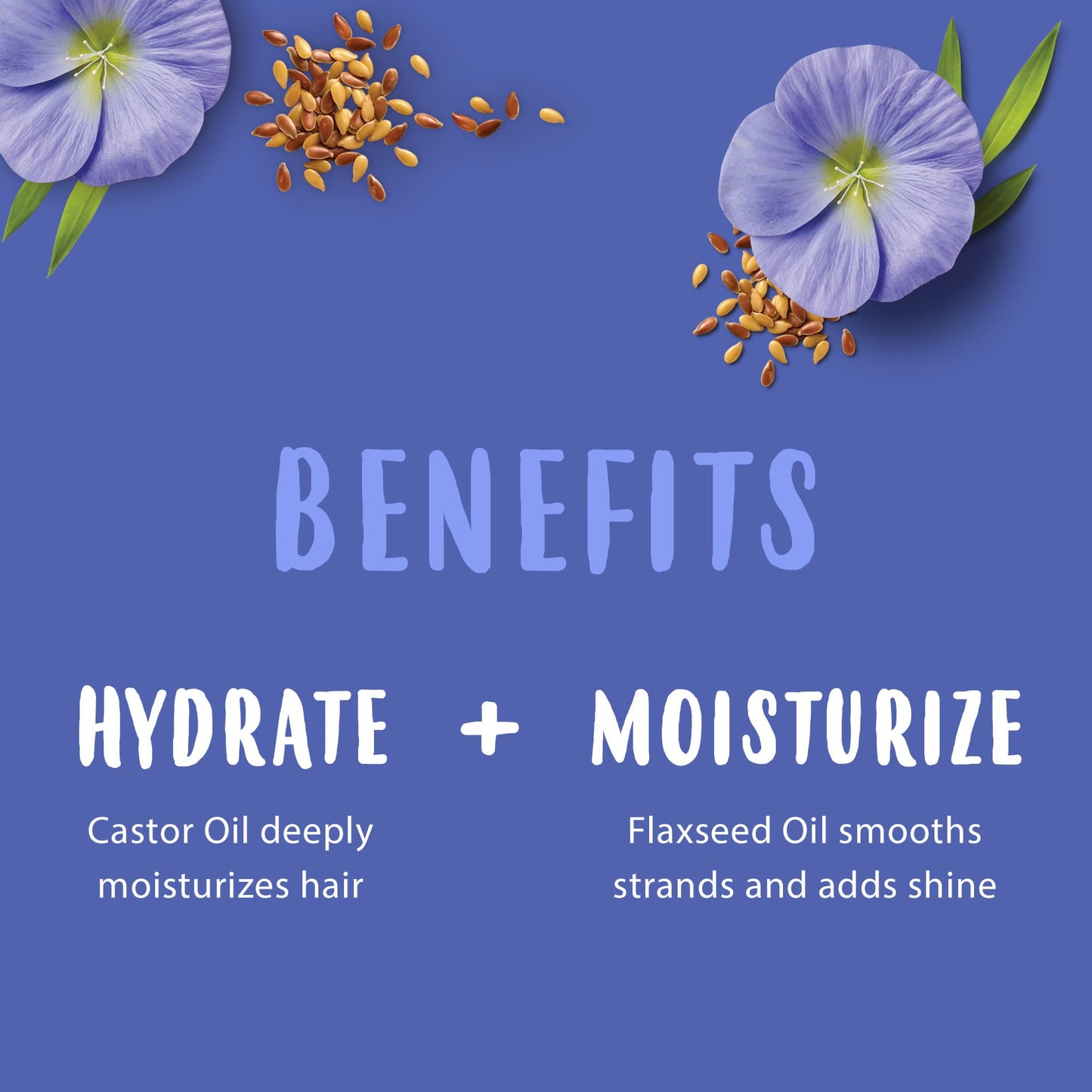 Cantu Flaxseed Hair Oil with Flaxseed, Olive, Almond, Castor, and Avocado Oils 3.4 oz