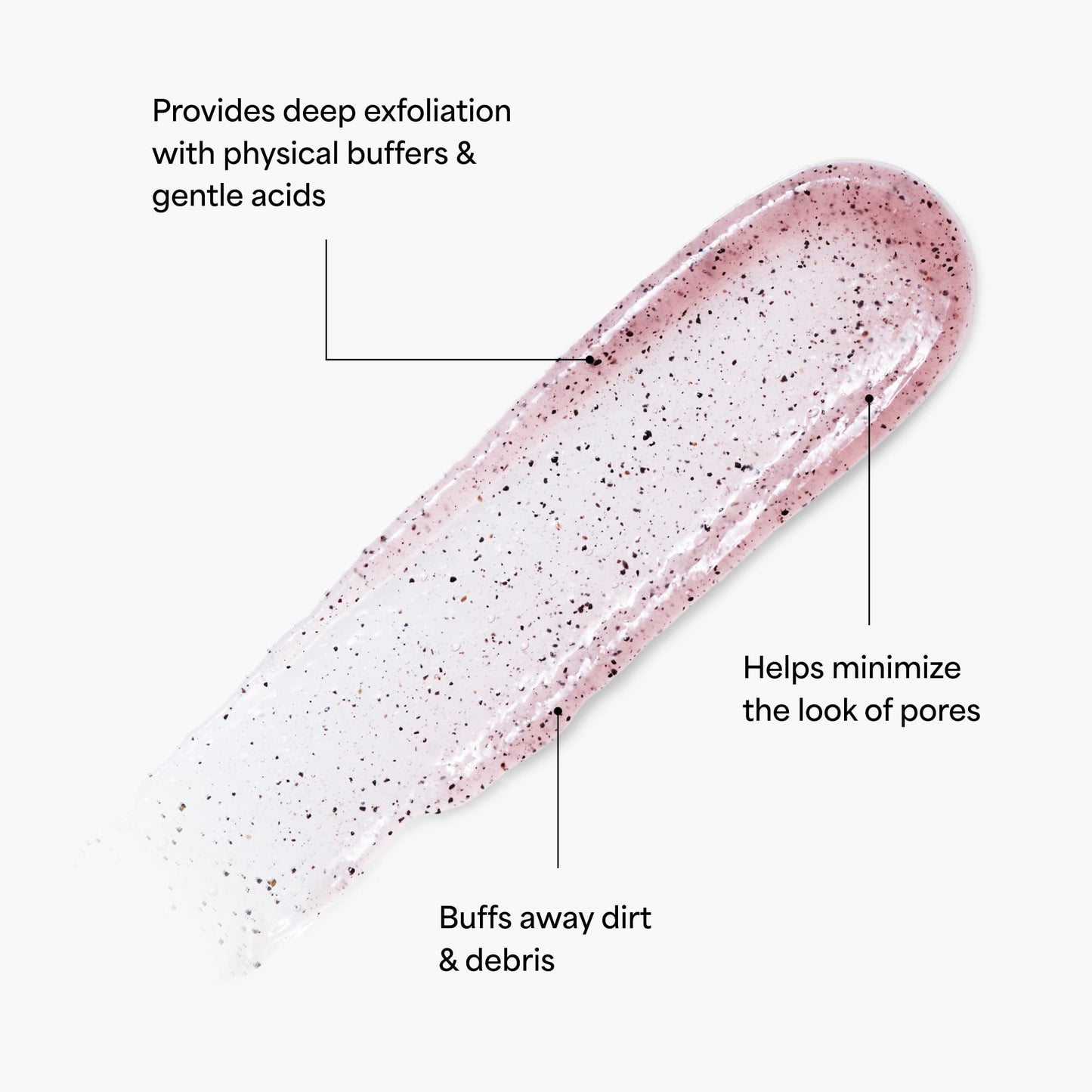 TULA So Poreless Exfoliating Blackhead Scrub – Gentle Yet Powerful Face Exfoliator with Probiotics, Volcanic Sand & Pink Salt, 2.89 oz