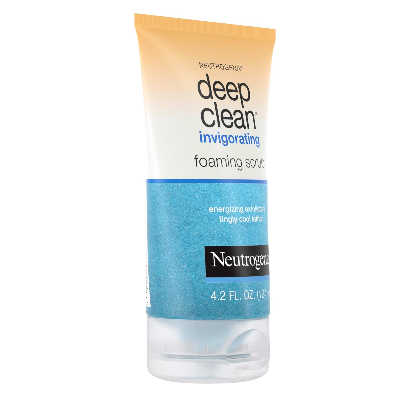 Neutrogena Deep Clean Foaming Exfoliating Face Wash – Gentle Gel Scrub with Glycerin to Remove Dirt, Oil & Makeup, 4.2 fl. oz