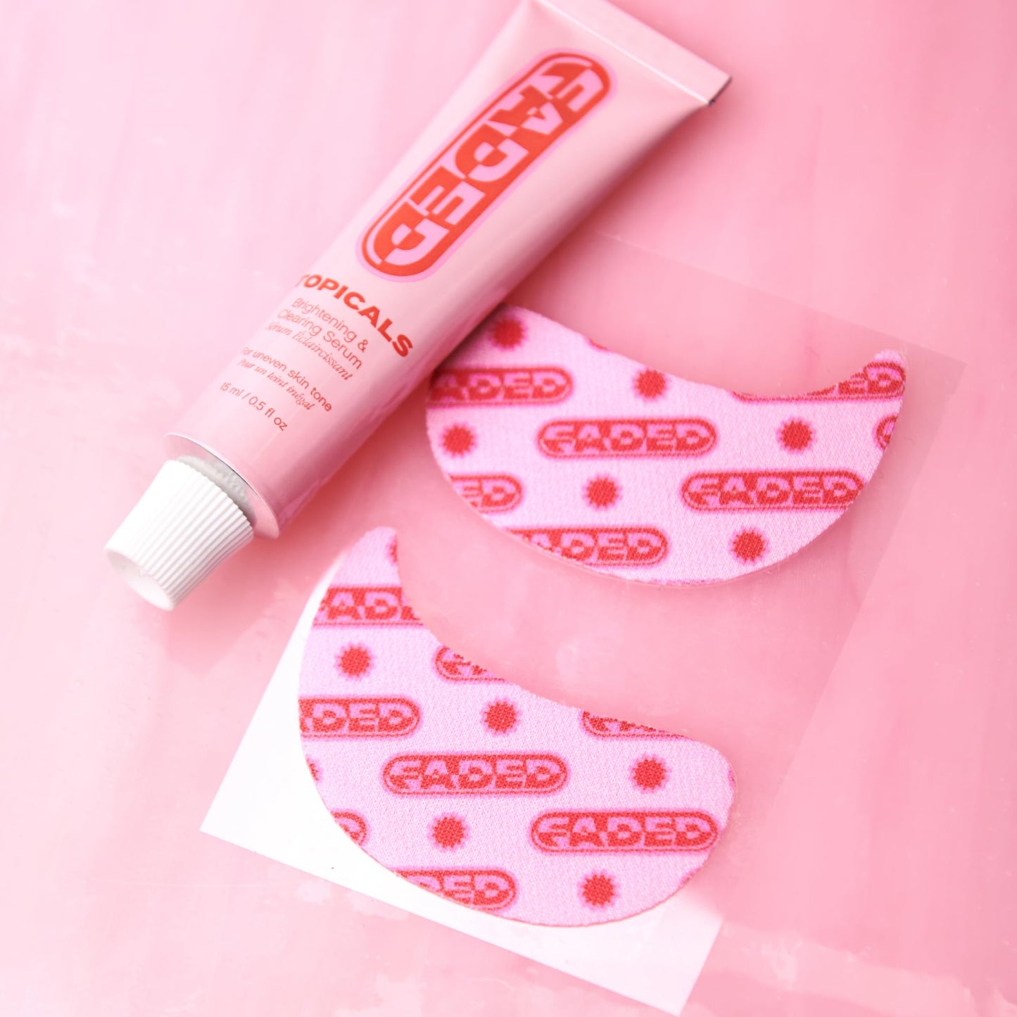 Topicals Faded Under Eye Masks – Depuff, Hydrate & Brighten with Kojic Acid, Caffeine & Niacinamide, Reduces Dark Circles & Fine Lines (6 Pack)s