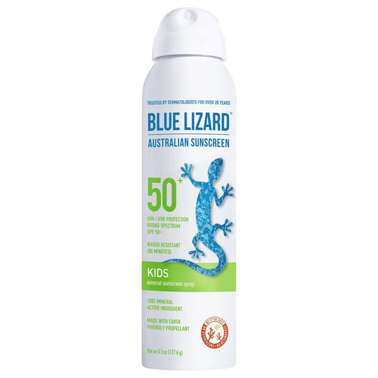 Blue Lizard Kids Mineral Sunscreen Spray - SPF 50+ - 4.5 oz (Pack of 1)