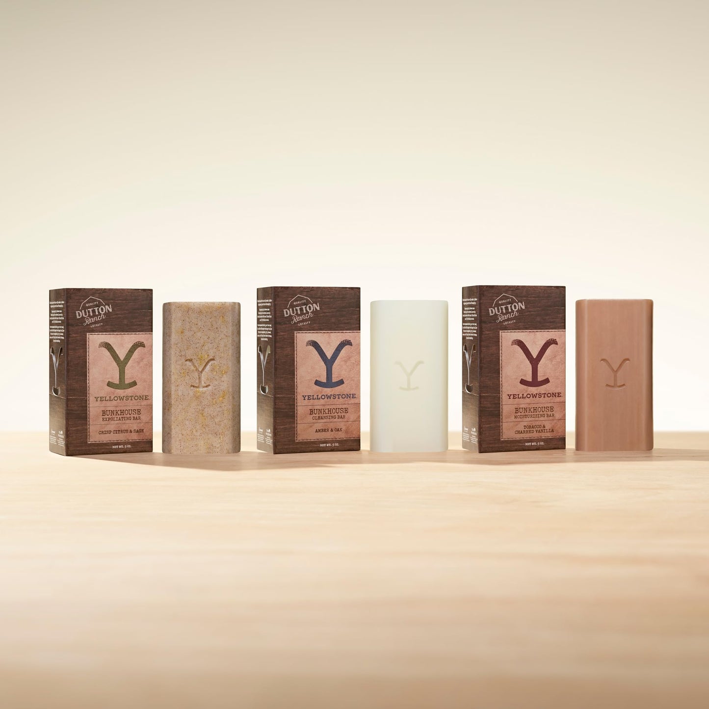 Tru Western Yellowstone Bunkhouse Bar Soap Bundle – Official Licensed Paramount Network Soap – Exfoliating, Moisturizing & Cleansing Bars