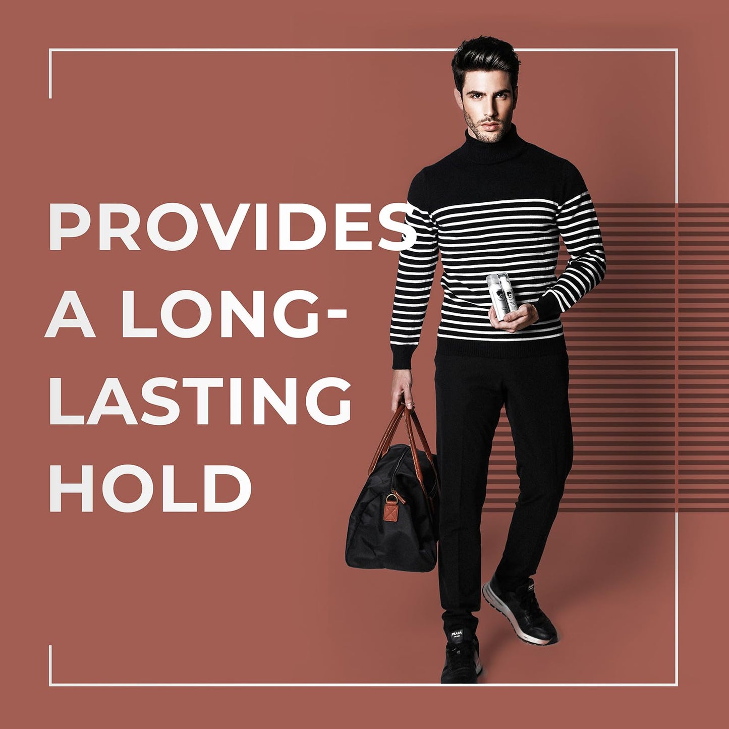 Avenue Man Sculpting Foam for Men - Travel Size (1.69 oz) - Firm Hold Volumizing Hair Mousse with Herbal Extracts Styling Products - Alcohol Free