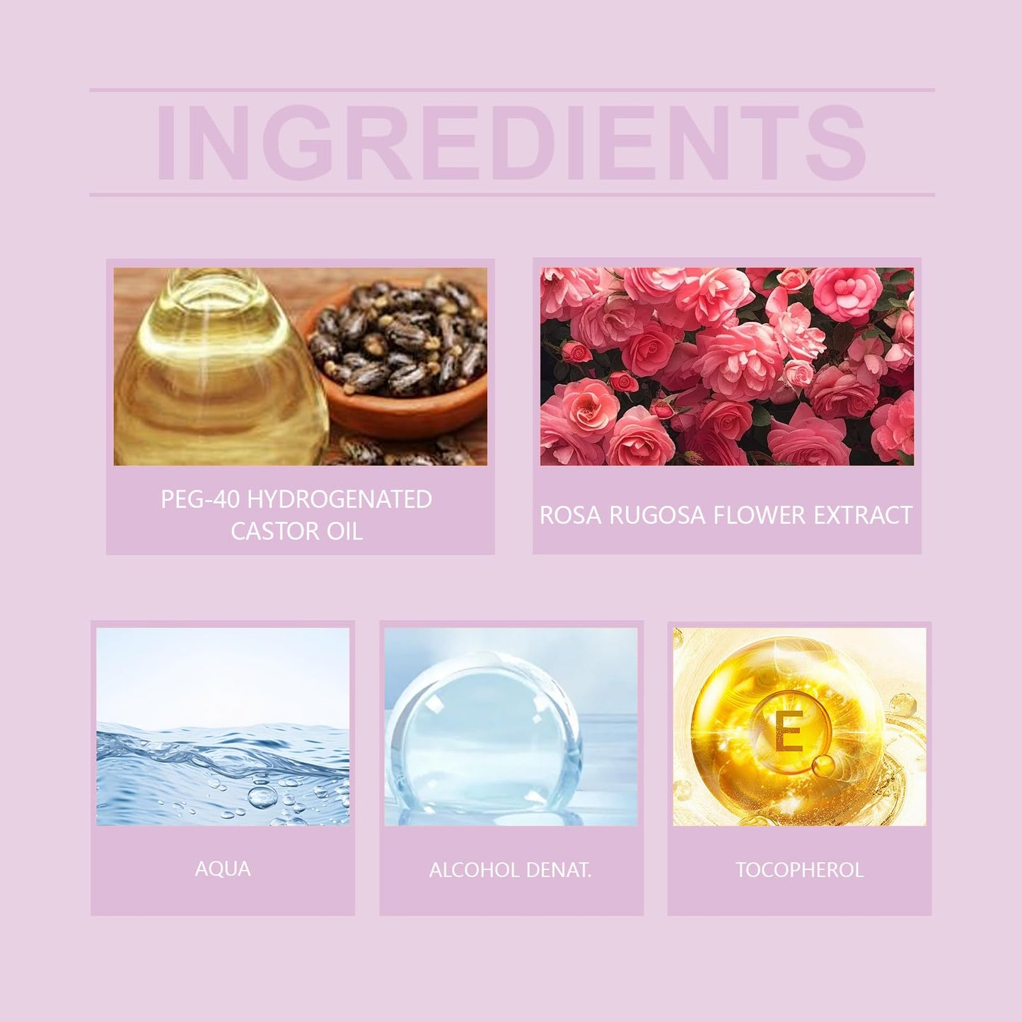 ZANGLEX Hair Perfume for Women, Long-Lasting Sweet Rose Floral Scent with Pheromone Oil, Castor Oil & Vitamin E for Shiny, Nourished Hair, 1.69 fl oz