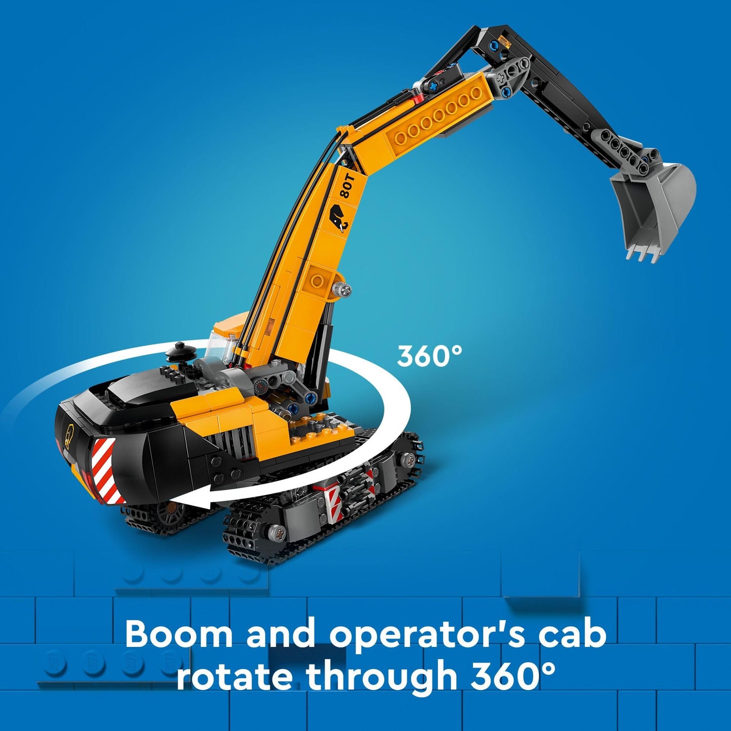 LEGO City Construction Excavator Toy 60420 - Building Set with Minifigures, Functional Truck for Kids 8+ | Birthday & Holiday Gift
