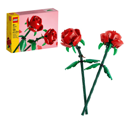 LEGO Roses 40460 Building Set for Kids & Adults, Artificial Flower Decor for Home Display, Creative Gift for Plant & Flower Lovers, Ages 8+