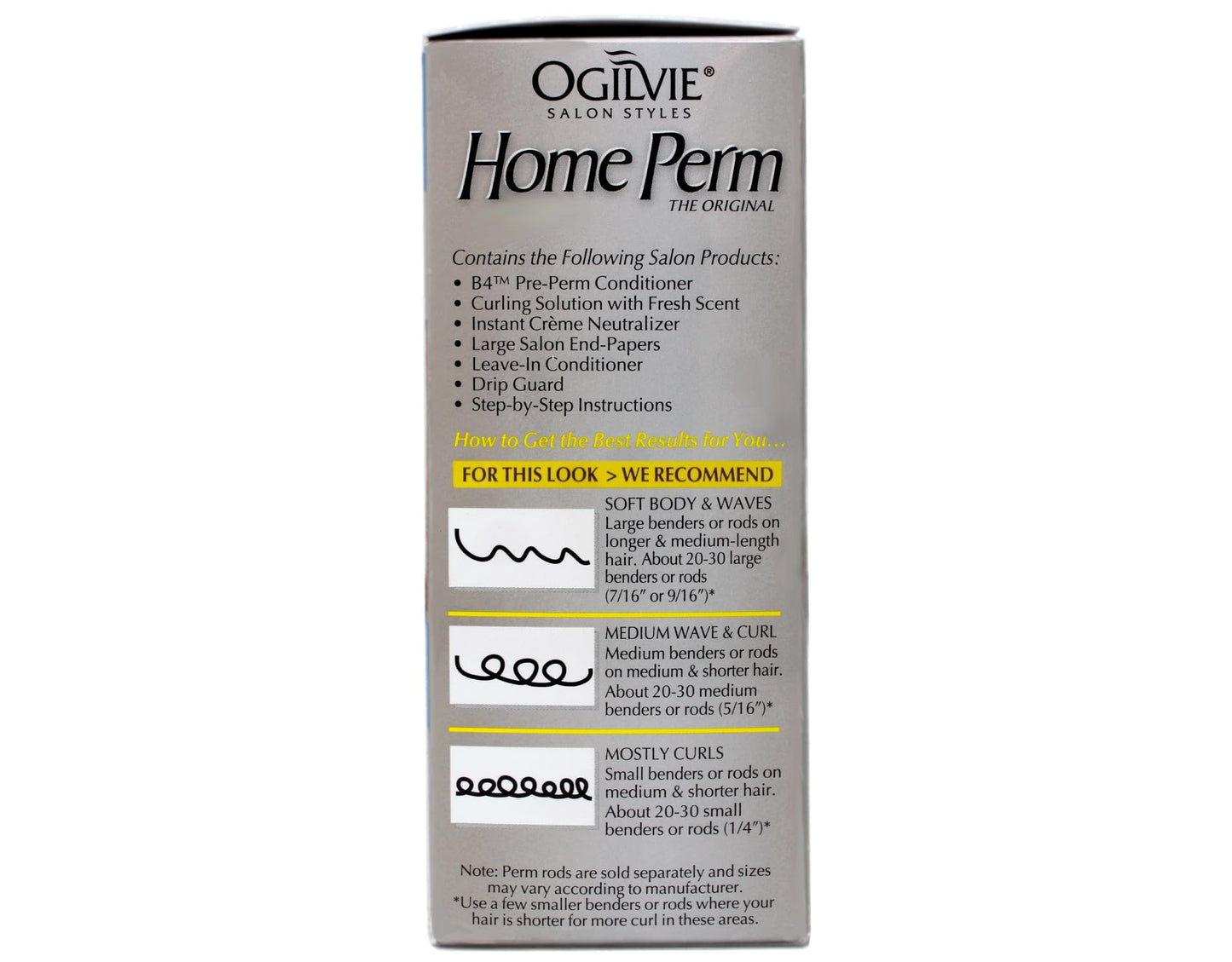 Ogilvie Home Perm For Color Treated Hair, Pack of 3