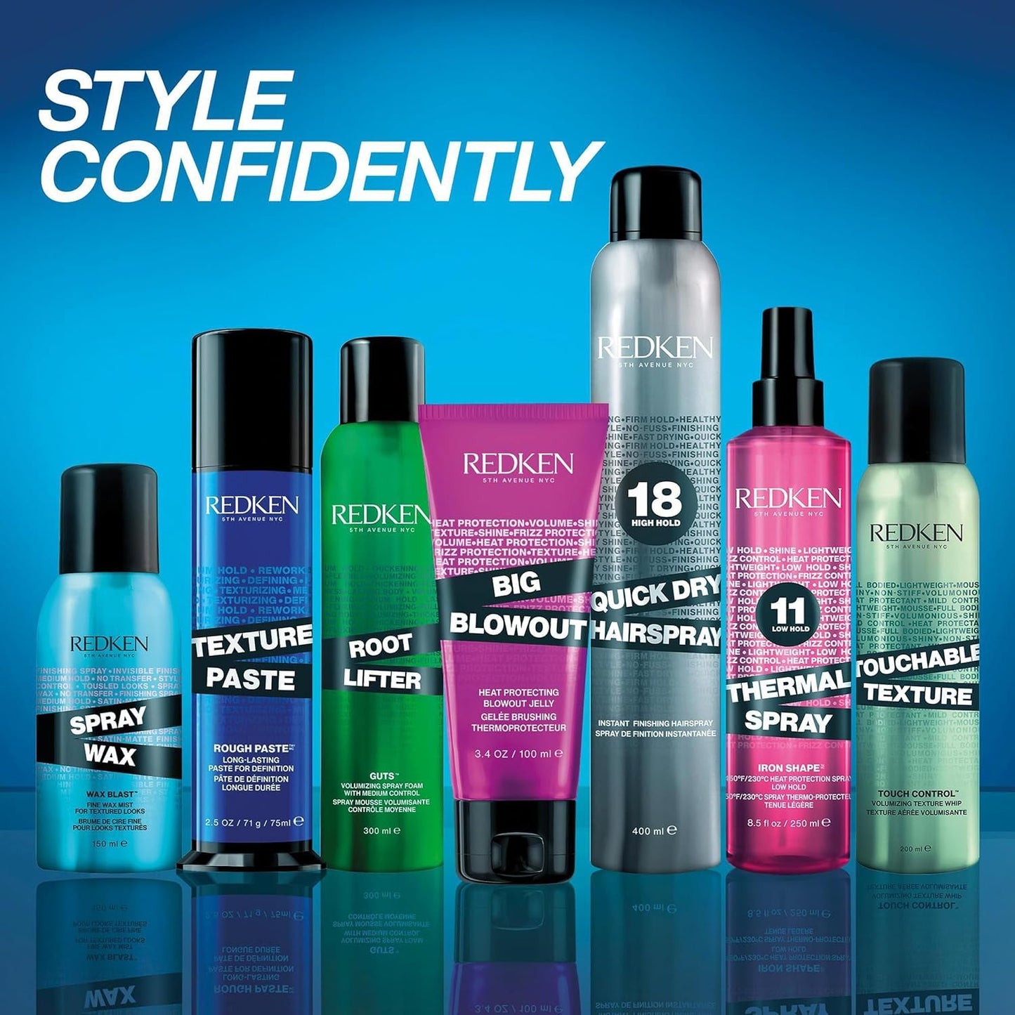 Redken Long-Lasting Styling Paste For All Hair Types - Adds Long-Lasting Texture & Definition With Flexible Control, Medium Hold