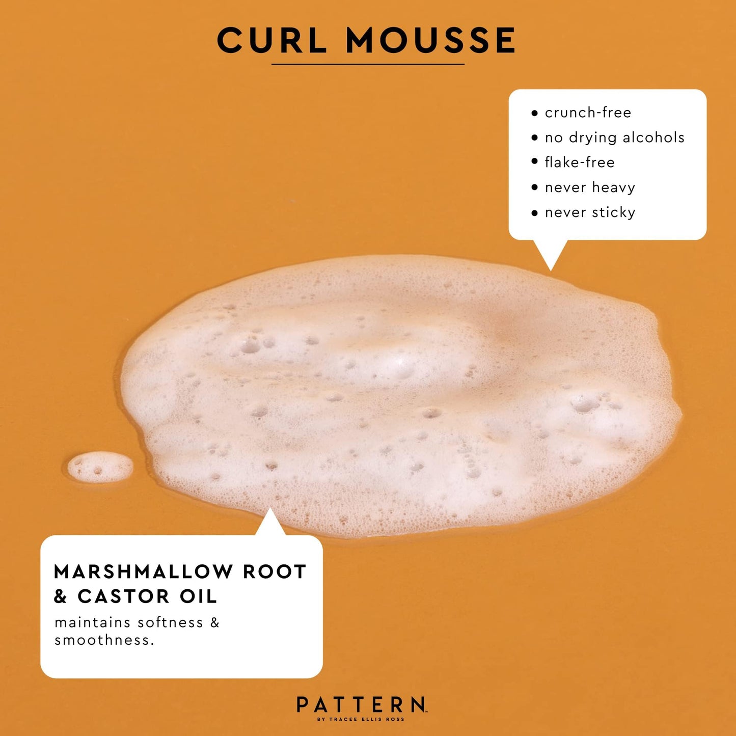PATTERN Beauty by Tracee Ellis Ross Curl Mousse - Volume and Hold for Curly Hair 3a-4c