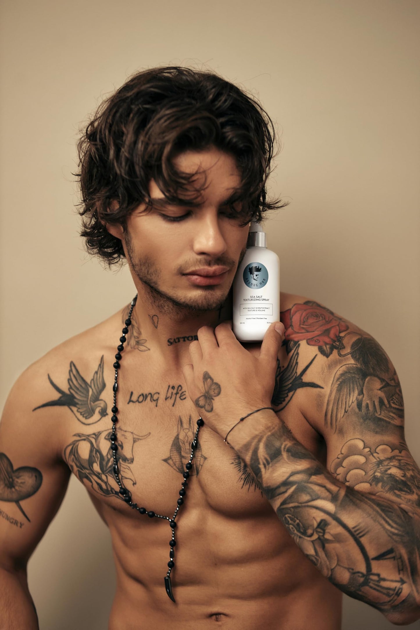 Avenue Man Sea Salt Spray for Men | Texturizing & Thickening Hair Spray with Kelp & Seaweed Extract | Adds Volume & Beach Texture | 6.76 Oz