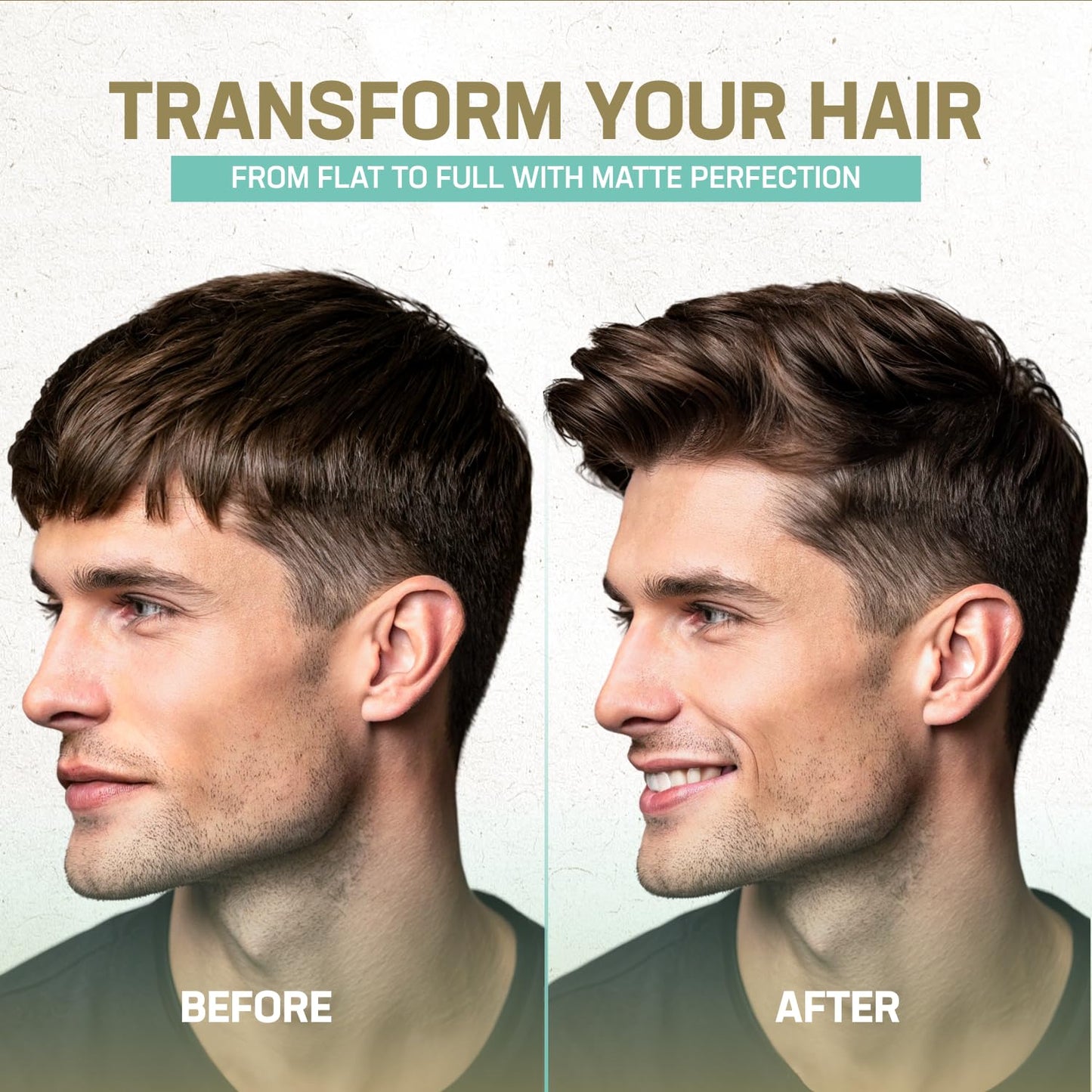 Uplift Provisions Company Styling Compound – Matte Hair Clay Pomade with Medium Hold – Natural Finish, Versatile Styling for Men & Women, 3 oz