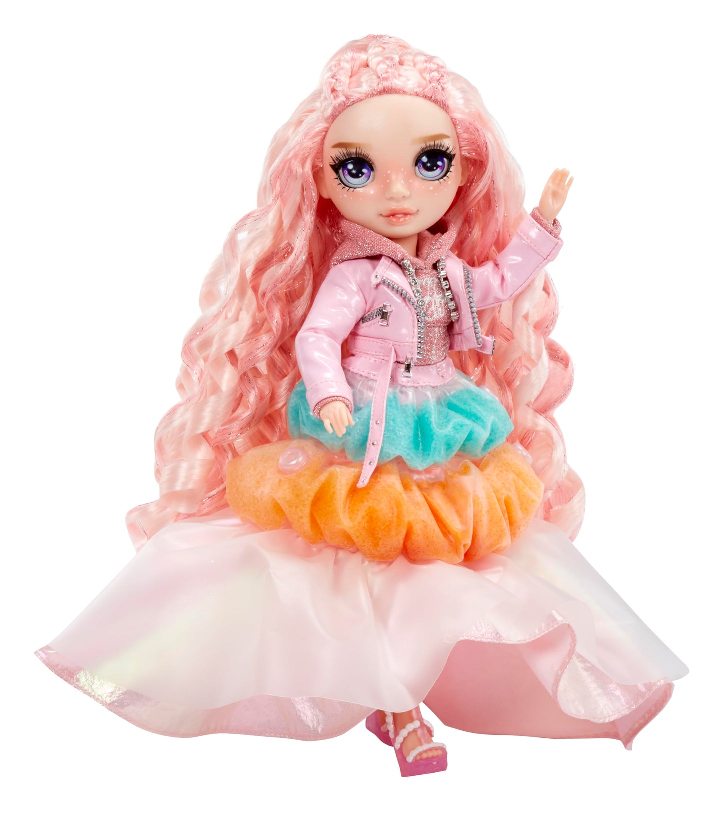 Rainbow High Winter Wonderland Bella 11” Fashion Doll with Magic Snow, Puffy Outfit & Snowman Kit – Gift for Kids 4-12