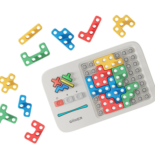 GiiKER Super Blocks STEM Toys – Pattern Matching Puzzle Game with 1000+ Challenges, Brain Teaser Toy for Kids & Teens, Travel Game & Birthday Gift for Boys and Girls