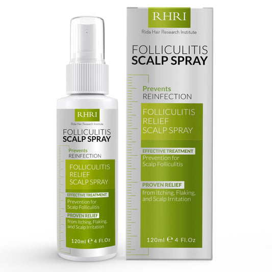 Folliculitis Scalp Spray – Antifungal, Anti-Dandruff & Anti-Itch Treatment for Dry, Irritated Scalp | Helps Soothe Psoriasis & Dandruff Flakes