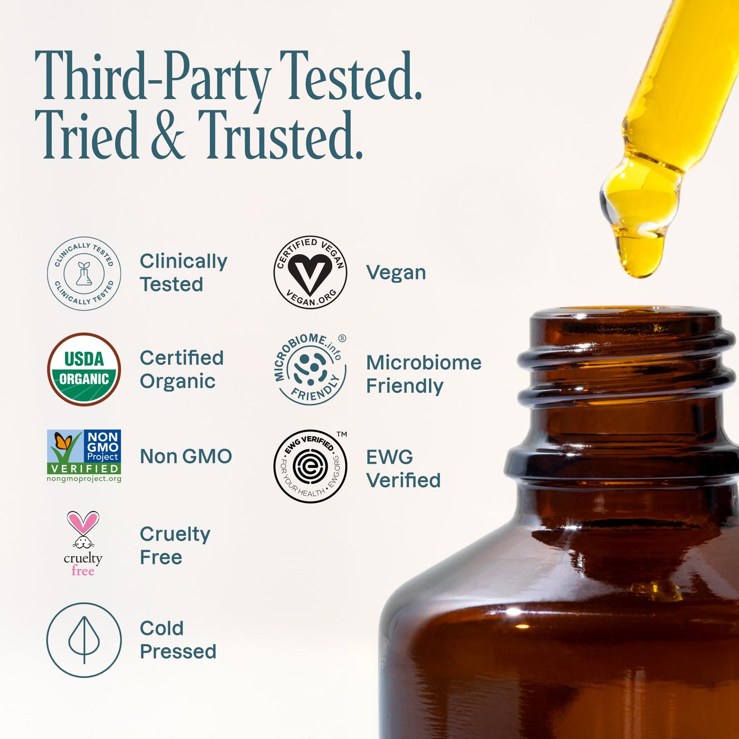 Cliganic Organic Jojoba Oil 16oz with Pump – 100% Pure Cold Pressed Moisturizing Oil for Face, Hair, Skin & Nails, Natural & Bulk Size