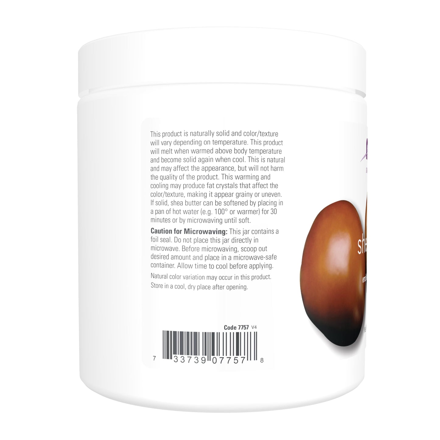 NOW Foods Solutions, Shea Butter, Skin Emollient, Seals in Moisture for Dry Rough Skin, 16-Ounce