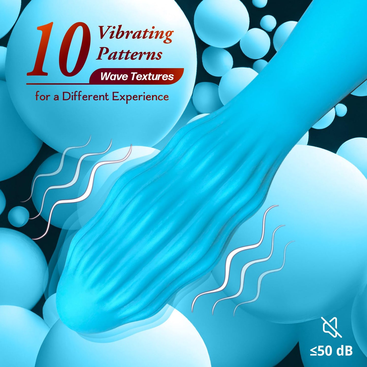 Micro Handheld Massage Device – Compact & Powerful Rechargeable Massager for Back, Leg, Hand Pain Relief – Portable for Travel & Sports Recovery (Blue)