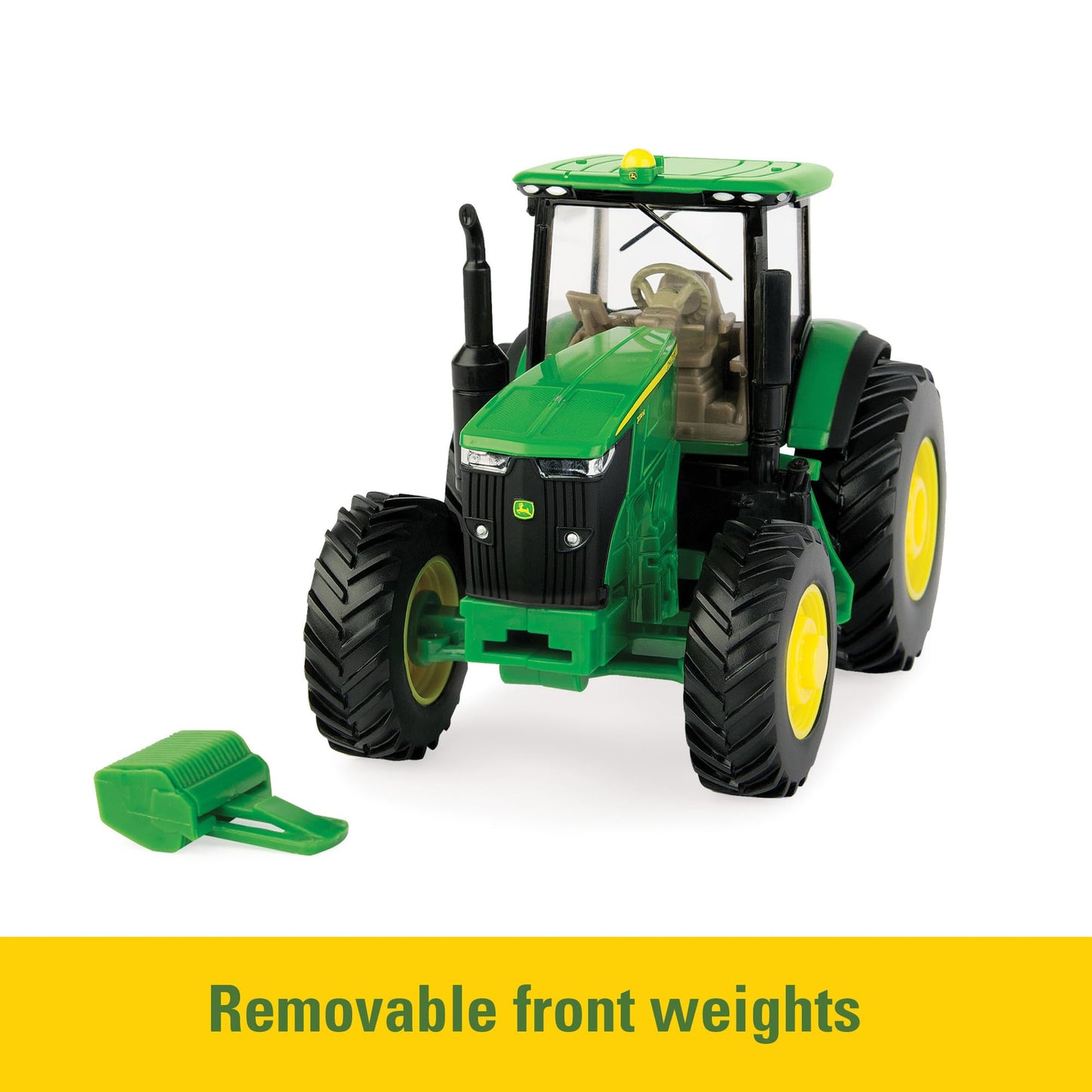 John Deere 1/32 Scale S780 Combine with Grain Head 7290R Tractor Grain Cart Set