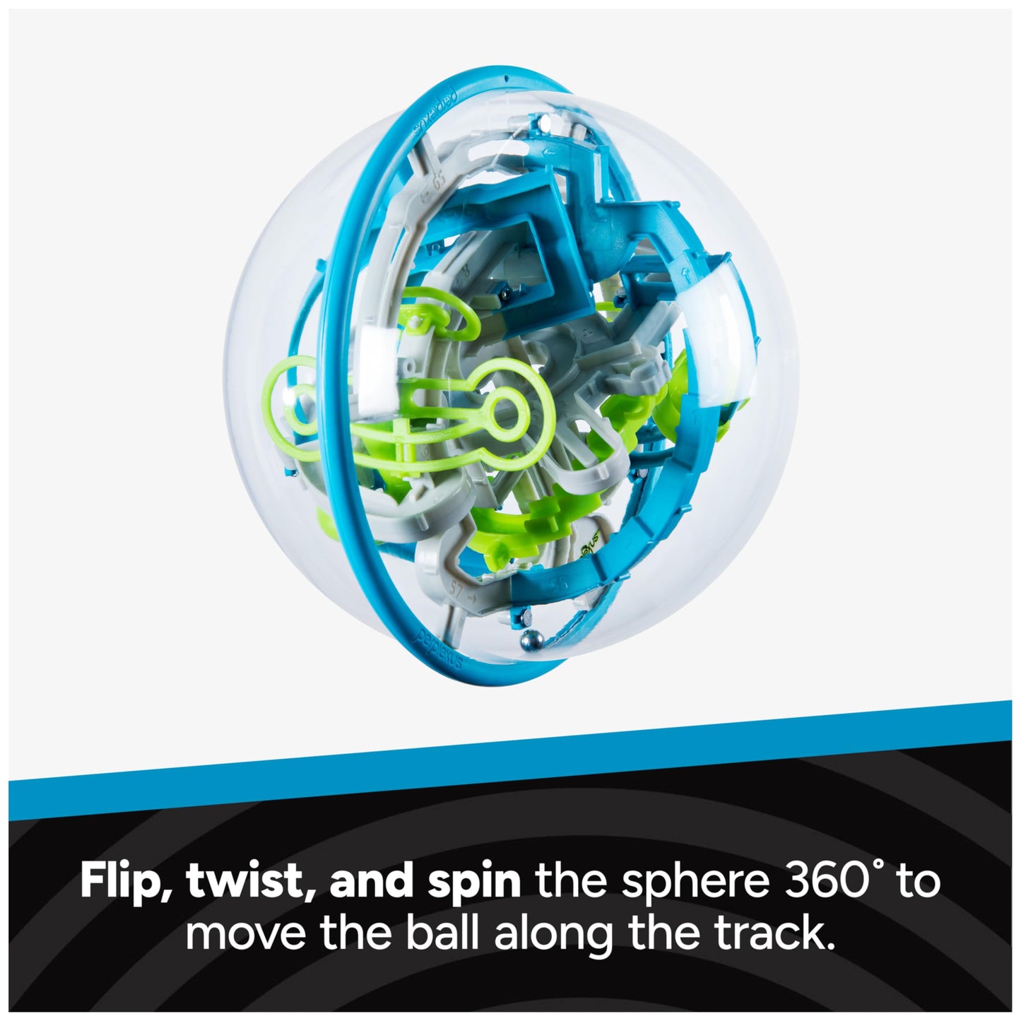 Perplexus Rebel 3D Maze Game Brain Teaser Gravity Puzzle Ball | Cool Stuff Adult Toy | Anxiety Relief Items | Sensory Toys for Adults & Kids Ages 8+
