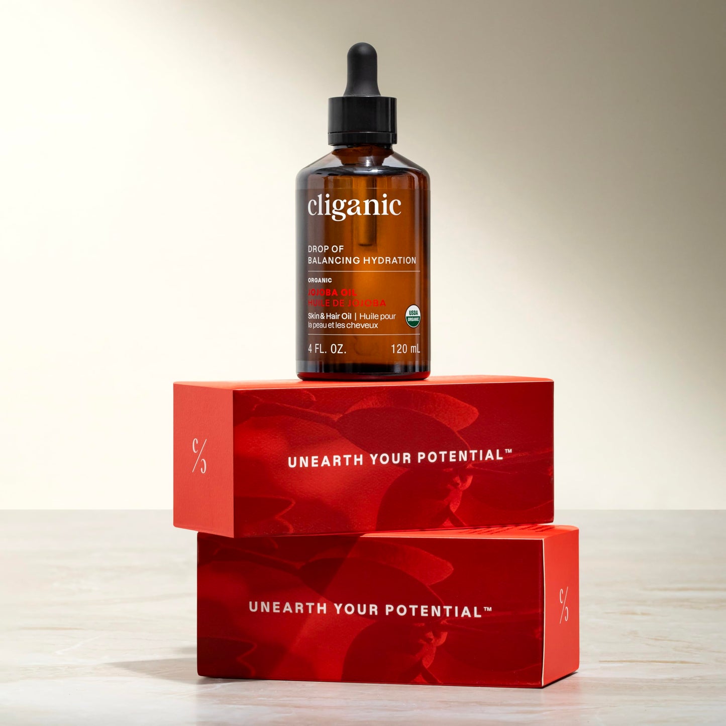 Cliganic Organic Jojoba Oil, 100% Pure (4oz) | Moisturizing for Face, Hair, Skin & Nails | Natural Cold Pressed Hexane Free | Base Carrier Oil