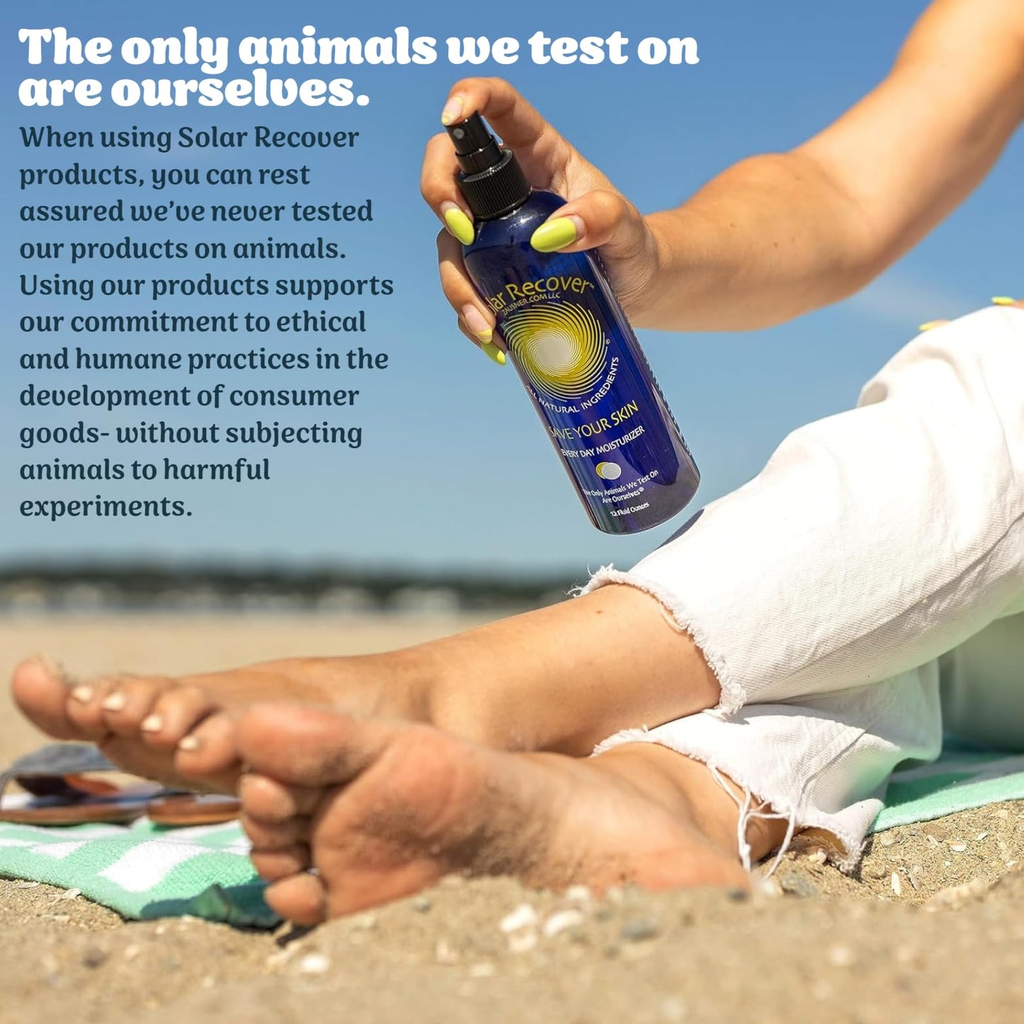 Solar Recover After Sun Moisturizing Spray 12oz – Hydrating Body & Face Mist with Vitamin E & Calendula, 2460 Sprays, Made in USA