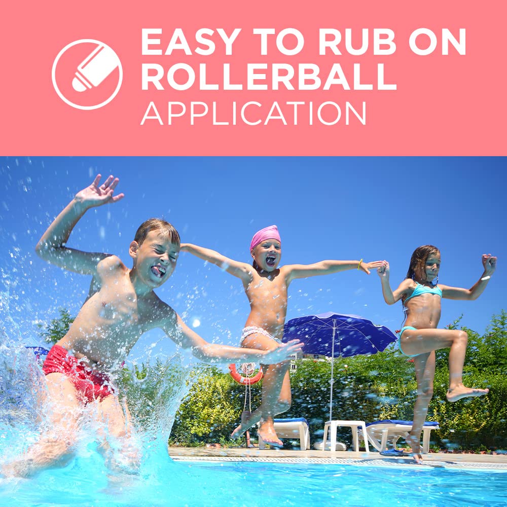 Coppertone Kids Roll On Sunscreen Lotion SPF 50, Tear Free Kids Sunscreen with Blue Color and Zinc Oxide Sun Protection, 2.5 Fl Oz Tube