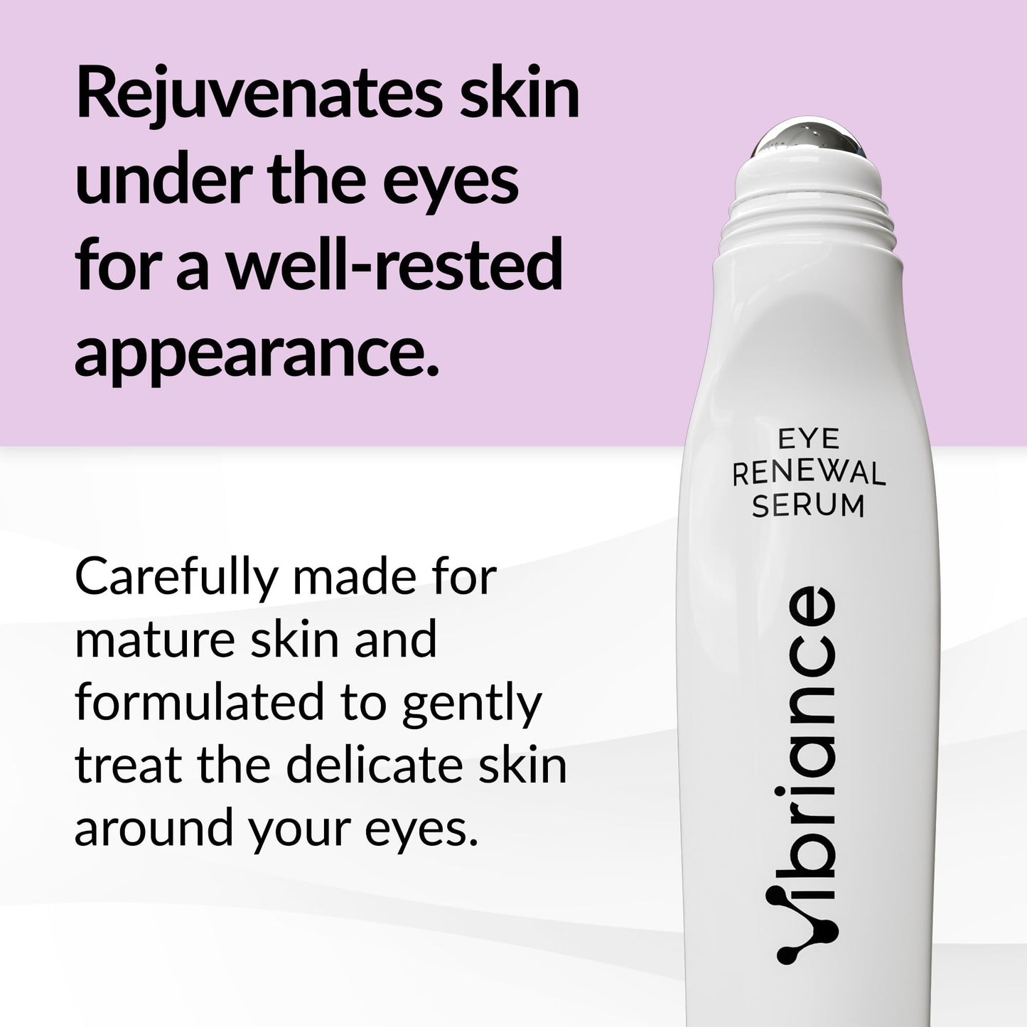 Vibriance Eye Renewal Serum - Dark Circles and Puffiness Treatment - Caffeine Formula for Reducing Bags