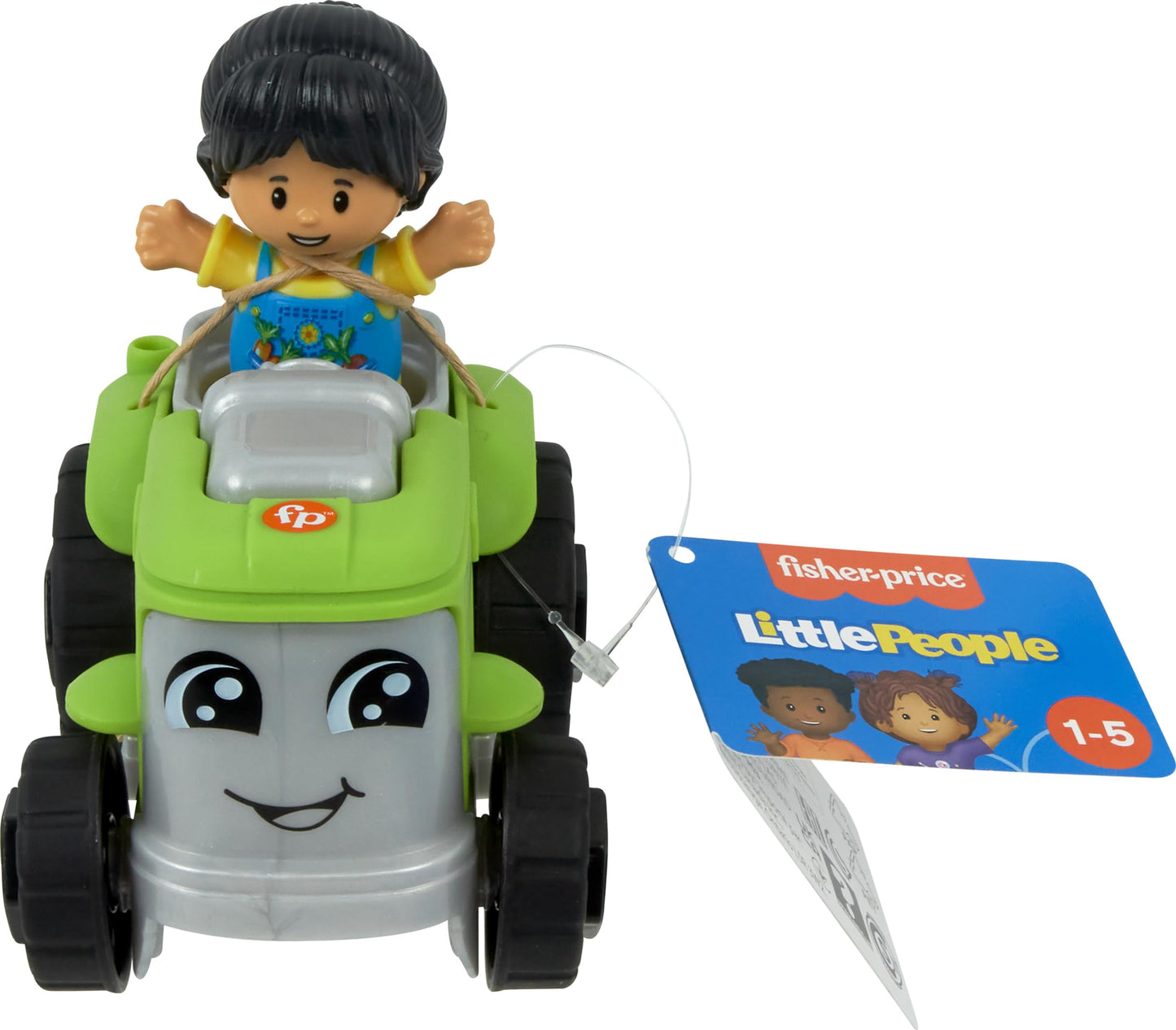 Fisher-Price Little People Toddler Toy Tractor and Farmer Character Figure for Preschool Pretend Play Kids Ages 1+ Years