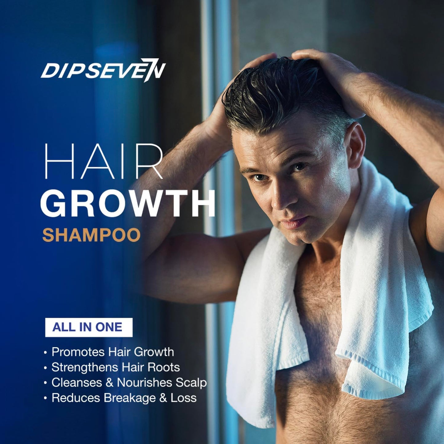 Biotin Hair Growth Shampoo for Men: Root Activator for Thinning Hair, Thickening & Strengthening Formula-DHT Blocker with Tea Tree Oil and Caffeine