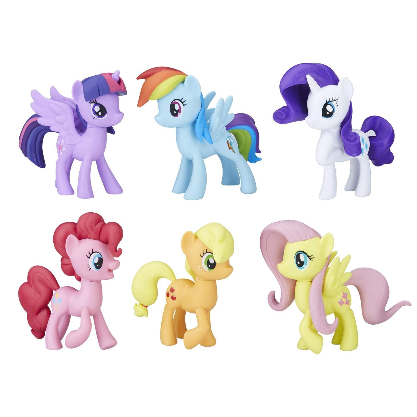 My Little Pony Friendship is Magic Meet The Mane 6 Toy Set – 6 Figures Including Twilight Sparkle, Ages 3+, Amazon Exclusive