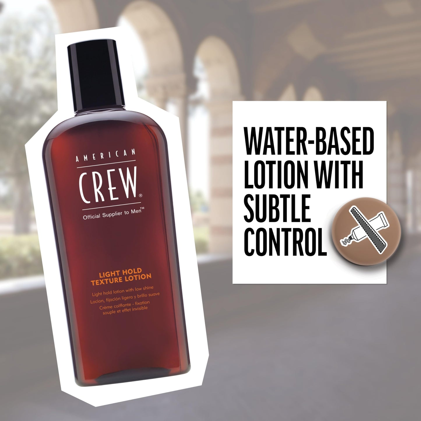 American Crew Men's Hair Texture Lotion, Like Styling Gel with Light Hold & Low Shine, 8.4 Fl Oz