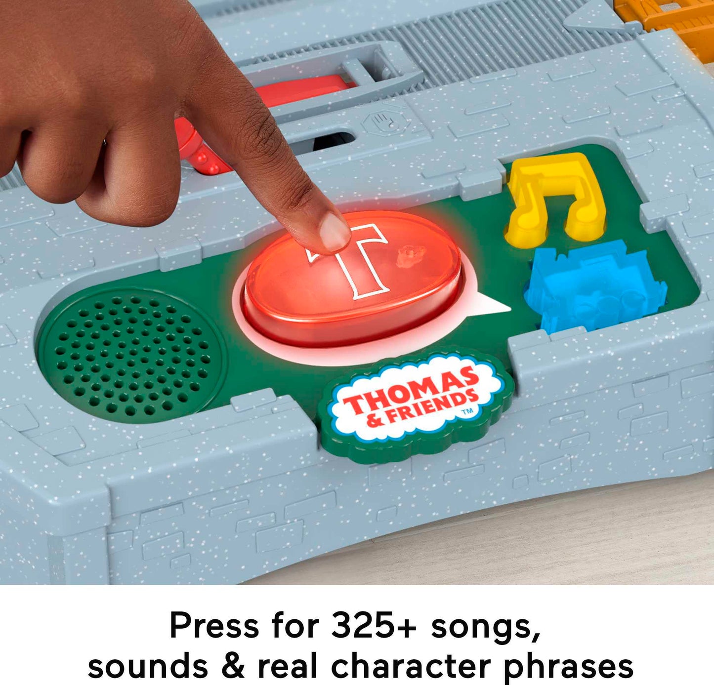 Thomas & Friends Motorized Train Set, Talking Cranky Delivery Set, Talking Crane & Battery Powered Toy Train with Songs & Sounds (Amazon Exclusive)