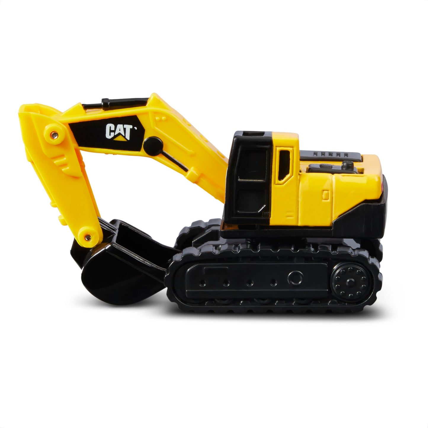 CAT Construction Toys CAT Construction Die Cast Metal 3 Pack Vehicles - Steam Roller/Excavator/Wheel Loader for Ages 3+