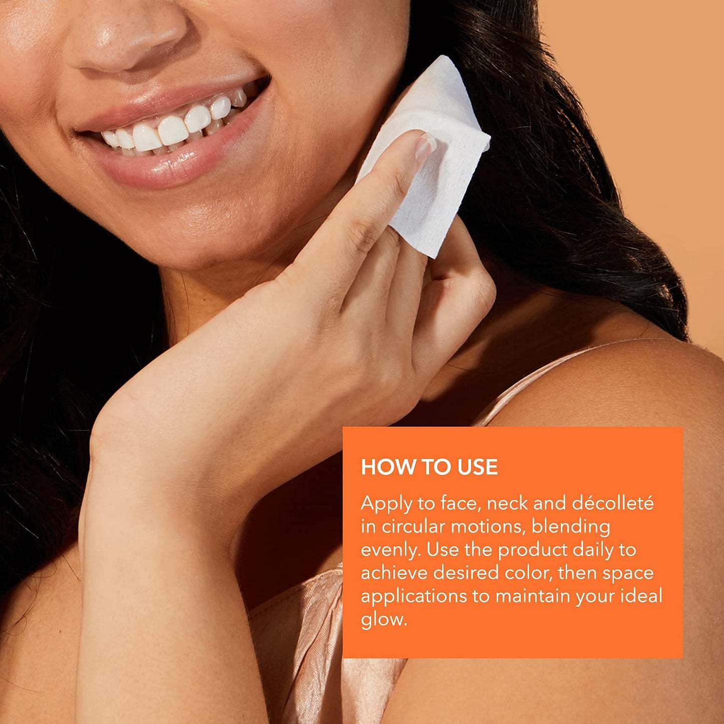 Dr Dennis Gross Alpha Beta Glow Pad Self Tanner, Intense Glow for Face: for Dull Skin Lacking Radiance & Glow, (20 Towelettes)