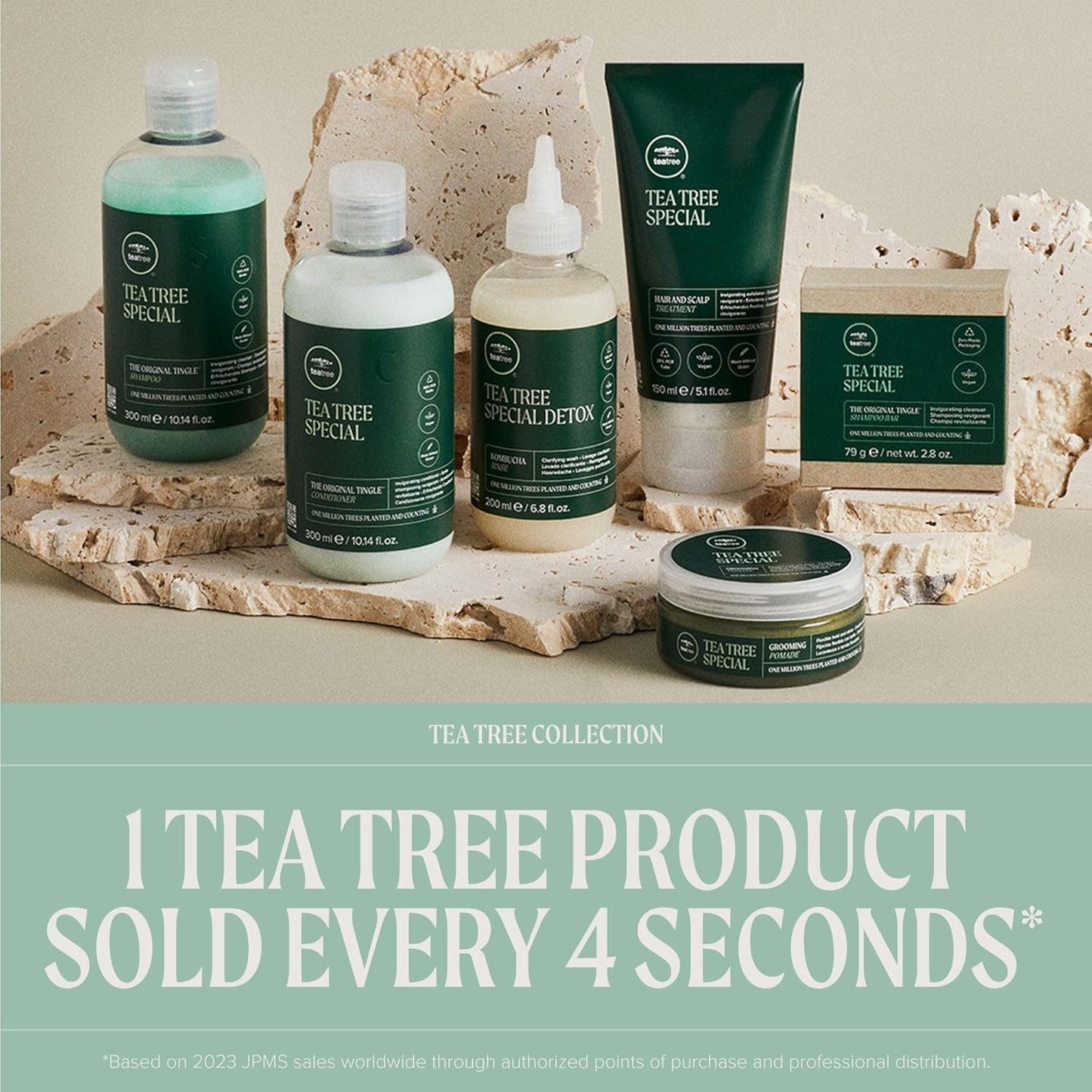 Tea Tree Special Shampoo, Deep Cleans, Refreshes Scalp, For All Hair Types, Especially Oily Hair, 10.14 fl. oz.