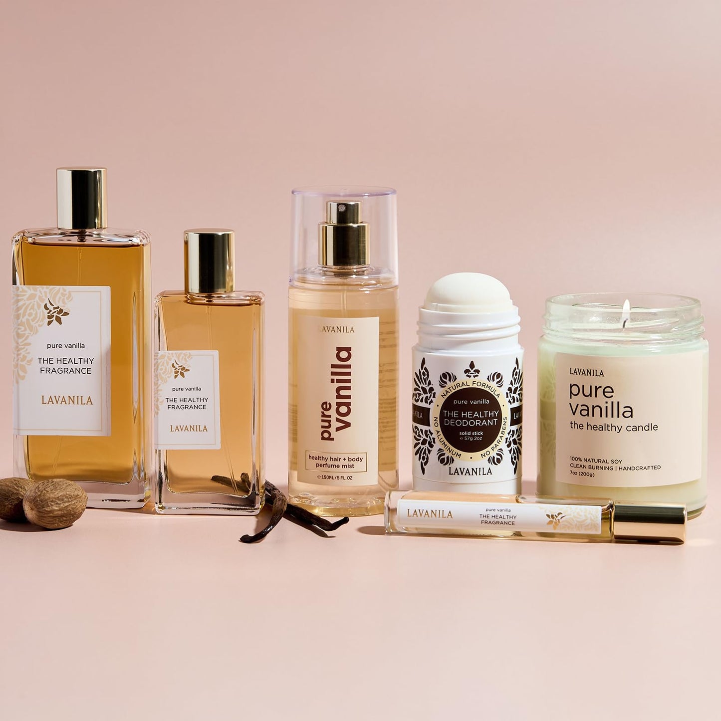 Lavanila Pure Vanilla Hair & Body Perfume Mist 5 Fl Oz | Sweet Warm Scent with Jojoba Oil, Madagascar Vanilla, Tonka Bean & Heliotrope