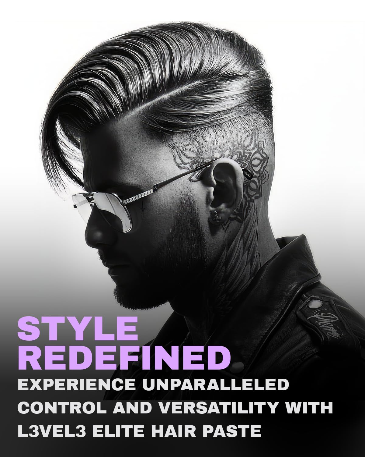 L3 Level 3 Hair Styling Paste for Men – Long-Lasting Hold, Adds Strength & Volume, Protects from Damage, Professional Finish, 150 ML